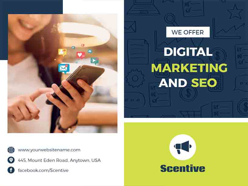 Scentive SEO Marketing Brochure Template