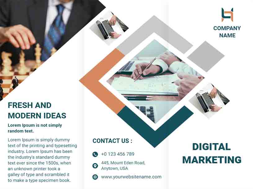 Modern Ideas Marketing Brochure Template