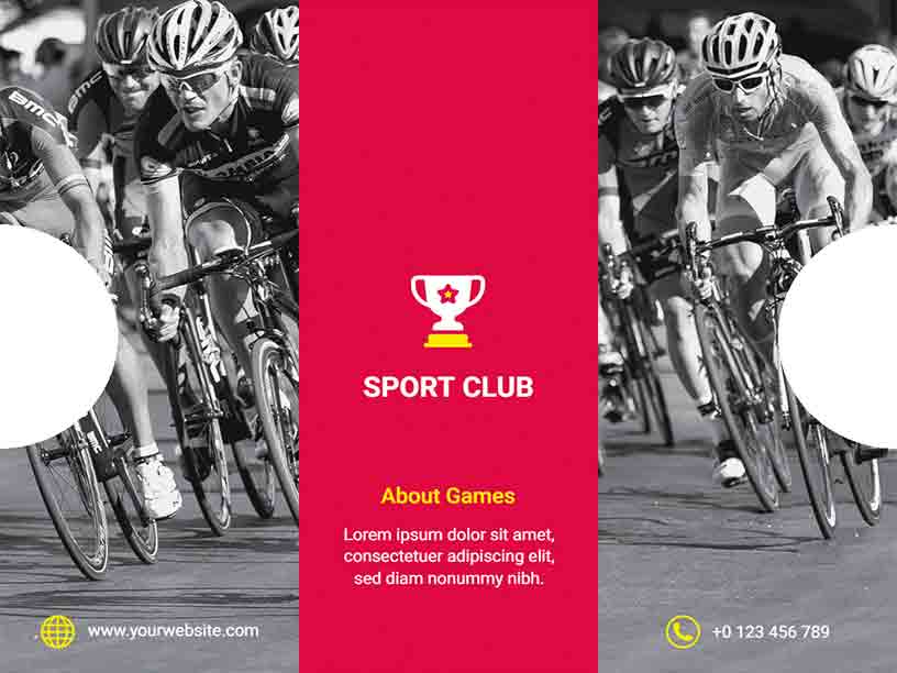 Games Club Sports Brochure Template