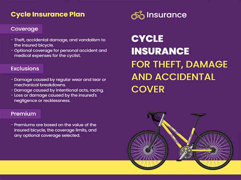 Plan for Cycle Insurance Brochure Template