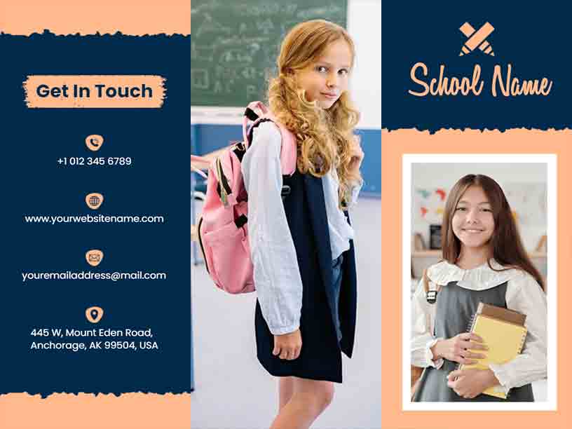 School Advertise Education Brochure Template