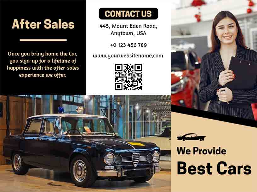 Best Cars Service Transportation Brochure Template 
