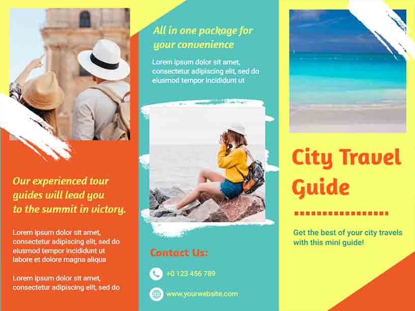City Guide Travel Brochure Template