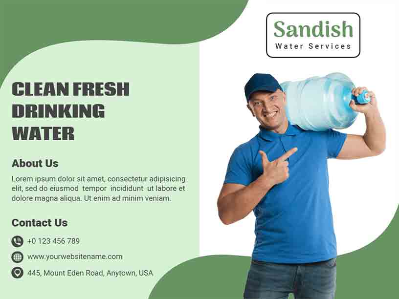 Clean Water Service Water Brochure Template