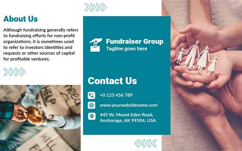 Fundraiser Groups Fundraising Brochure Template