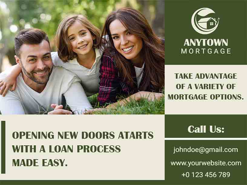 Loan Process Accounting Brochure Template