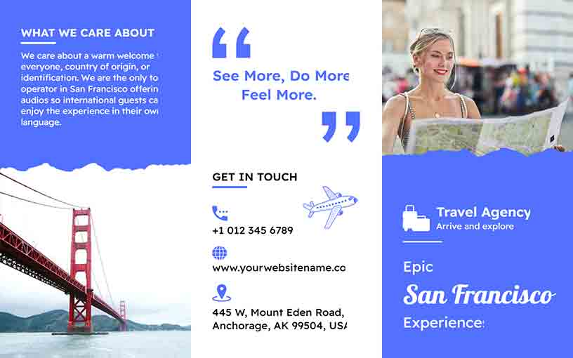 San Francisco Travel Brochure Template
