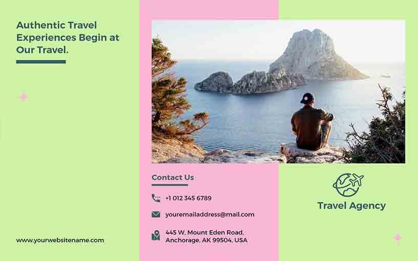 Travel Agency Travel Brochure Template